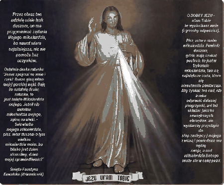 Obraz Miłosierdzia Bożego i obietnice